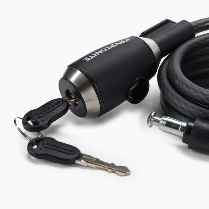Kryptonite KryptoFlex 1018 negru Key Cable de blocare pentru biciclete 3