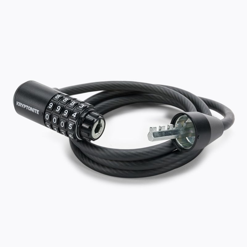 Kryptonite KryptoFlex 815 negru Combo cablu negru de blocare a bicicletei 3