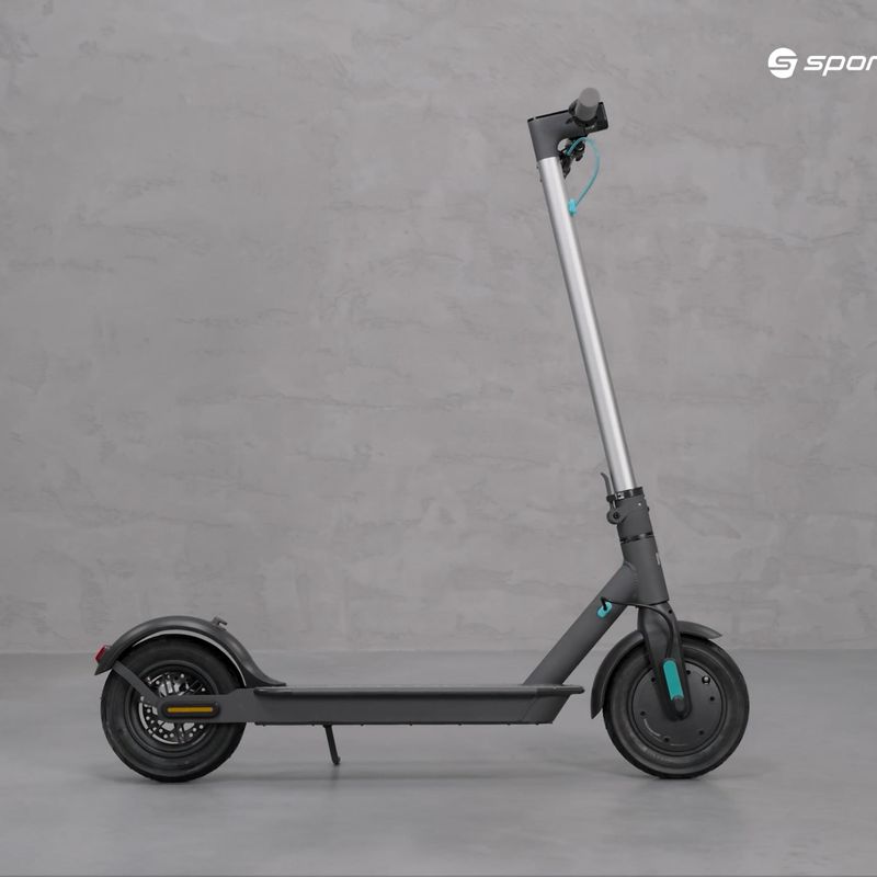 Motus Scooty 10 Lite 2022 scuter electric argintiu și negru 14