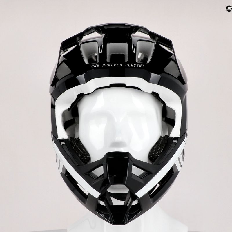 Cască de bicicletă 100% Trajecta Helmet W Fidlock Full Face negru STO-80021-011-11 10