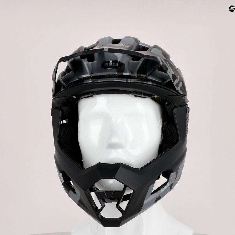 Cască de bicicletă BELL Full Face SUPER AIR R MIPS SPHERICAL, negru, BEL-7113677 10