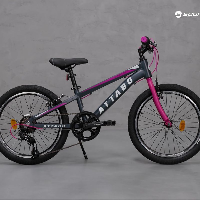 Bicicleta pentru copii ATTABO Junior 20 roz AKB-20G 22