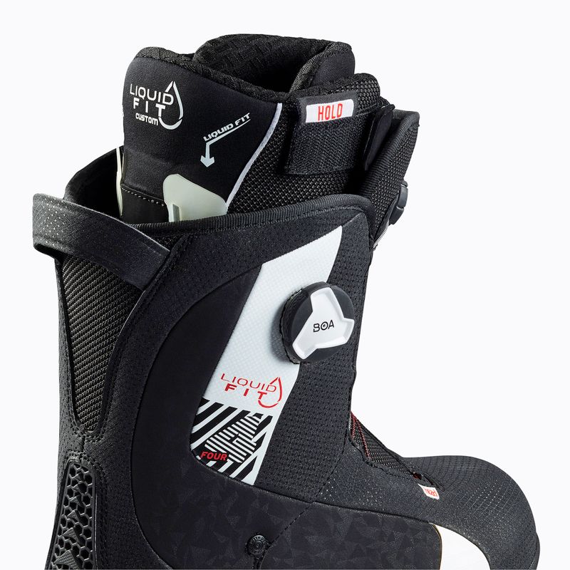 cizme de snowboard pentru bărbați HEAD Four Boa Focus Liquid Fit negru 350301 12