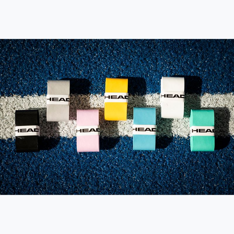 Învelișuri pentru rachetă de padel HEAD Padel Pro 3 buc. white 2