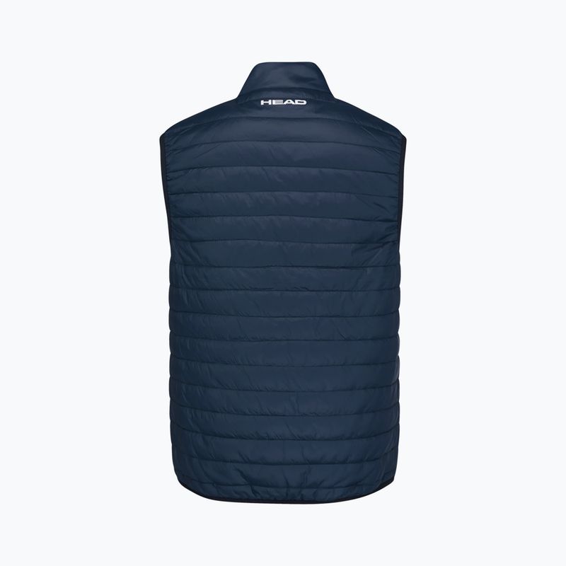 Vesta de tenis pentru bărbați HEAD Stay Lightweight Vest albastru marin 811472 2