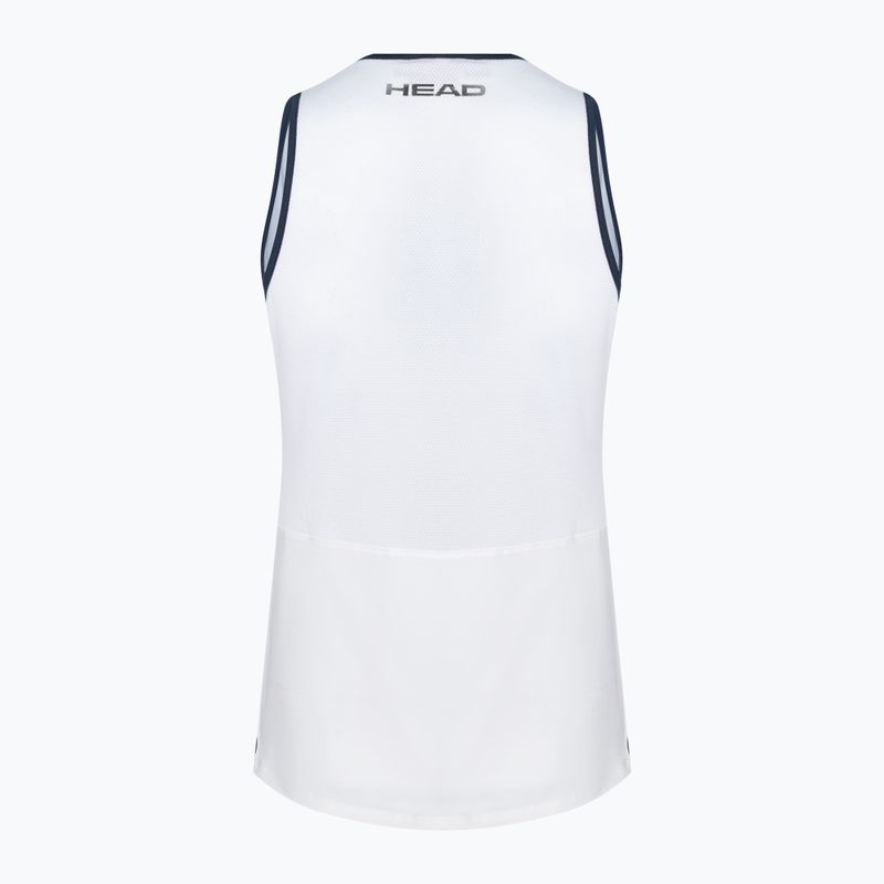 Tricou de tenis pentru femei HEAD Perf Tank Top alb și roz 814342 2