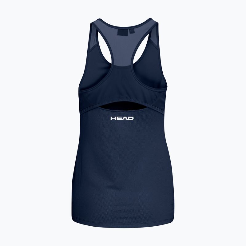Tricou de tenis pentru femei HEAD Sprint Tank Top albastru marin 814542 2
