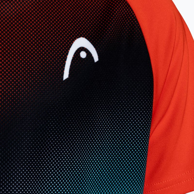 Tricou de tenis colorat pentru copii HEAD Topspin 816062 3
