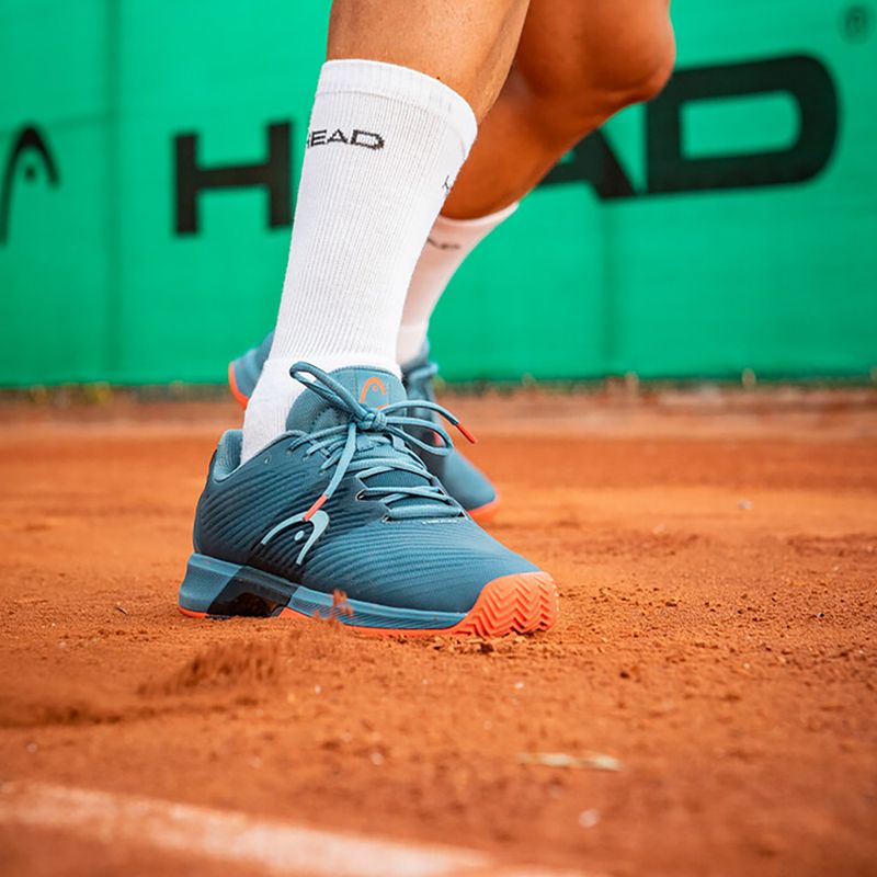 Pantofi de tenis pentru bărbați HEAD Revolt Pro 4.0 Clay albastru 273132 11