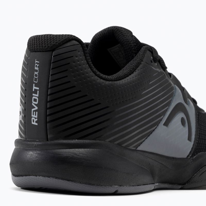 Tenis pentru bărbați HEAD Revolt Court negru 273402 9