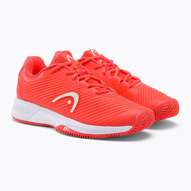 Pantofi de tenis pentru femei HEAD Revolt Pro 4.0 Clay orange 274132 5