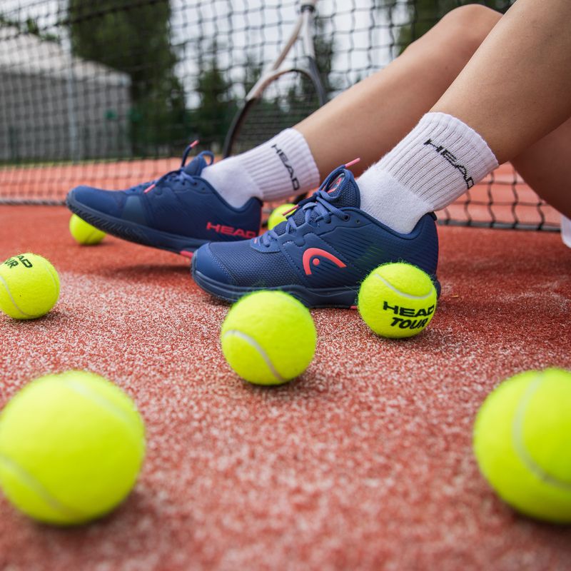 Pantofi de tenis pentru femei HEAD Revolt Court albastru marin 274402 9