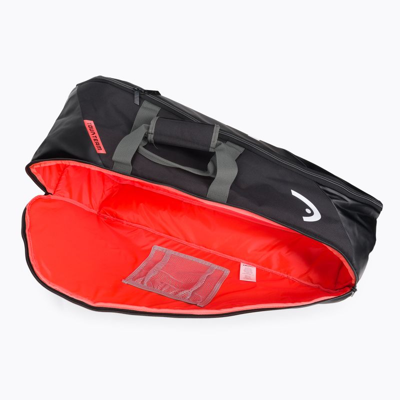 Geantă de tenis HEAD Tour Team 6R negru-portocaliu 283482 7