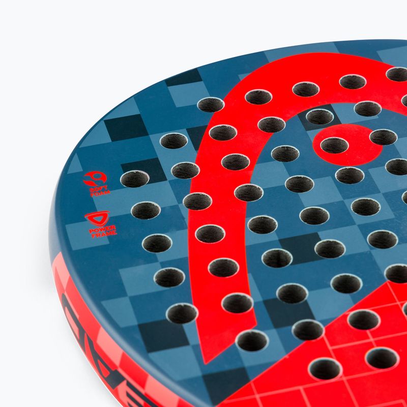 HEAD Evo Delta cu paleta Cb gri-roșu 228280 6