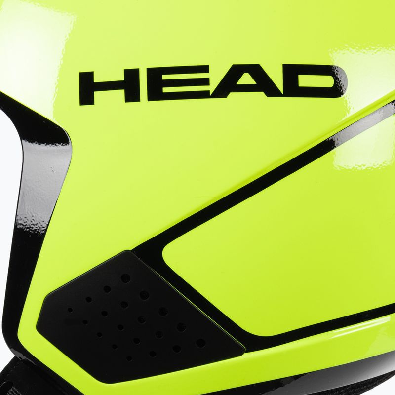 Cască de schi pentru copii HEAD Downforce Jr galben 320310 6