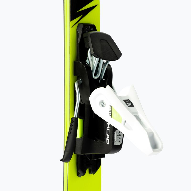 Schiuri de coborâre pentru copii Head WC iRace Team SW Jrs+Jrs 7.5, negru, 314141/100862 7