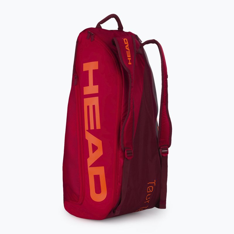 Geantă de tenis Head Tour Team 9R Supercombi, roșu, 283171