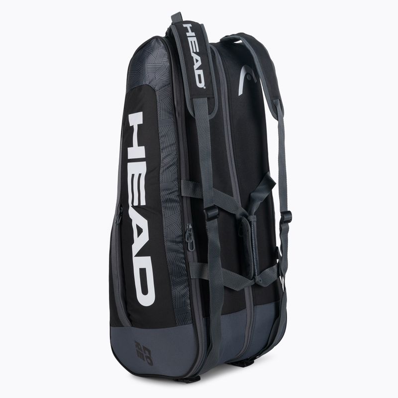 Geantă de tenis HEAD Core 6R Combi neagră 283401