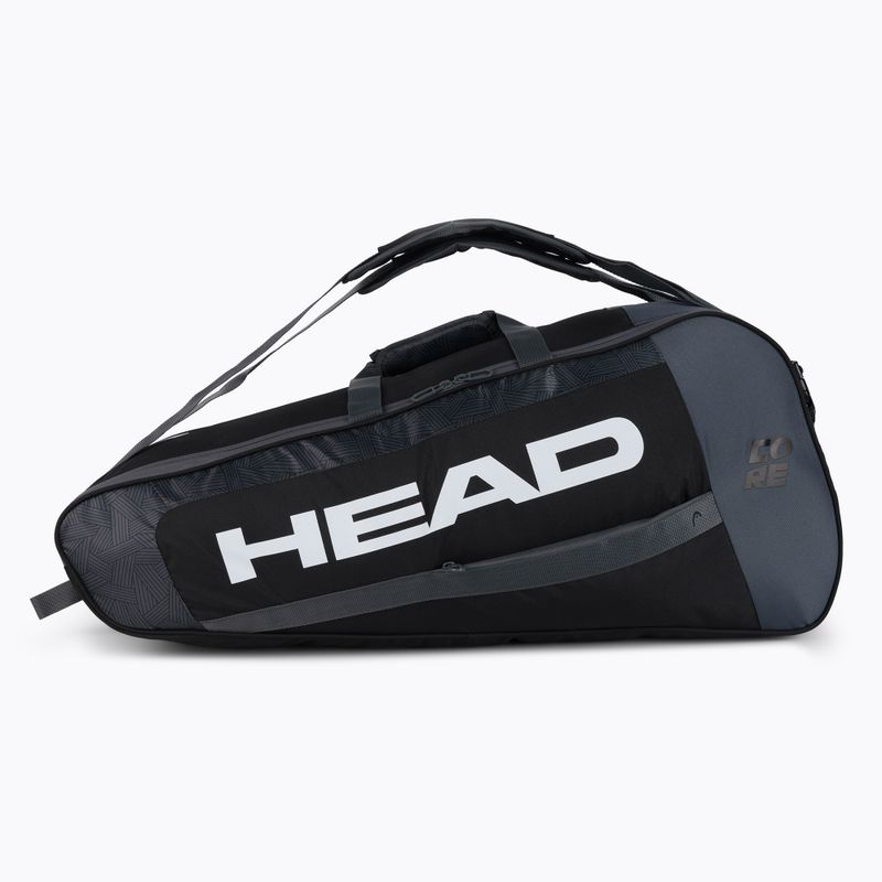 Geantă de tenis HEAD Core 6R Combi neagră 283401 2