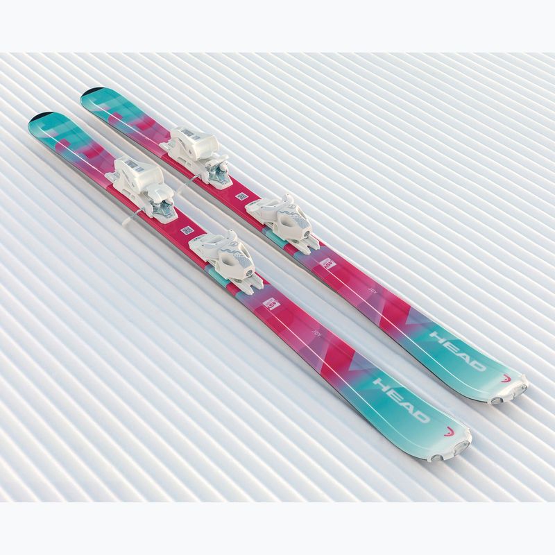 Schiuri de coborâre pentru copii HEAD Joy Easy JRS + wiązania Jrs 4.5 GW CA mint/pink 7
