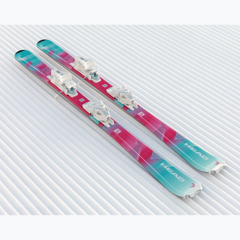 Schiuri de coborâre pentru copii HEAD Joy Easy JRS + wiązania Jrs 7.5 GW CA mint/pink 7