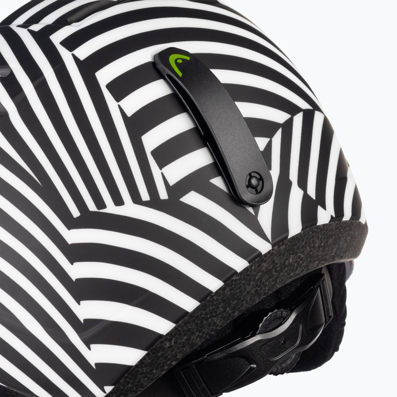 Cască de schi pentru copii HEAD Mojo Visor S2 alb și negru 328152 8