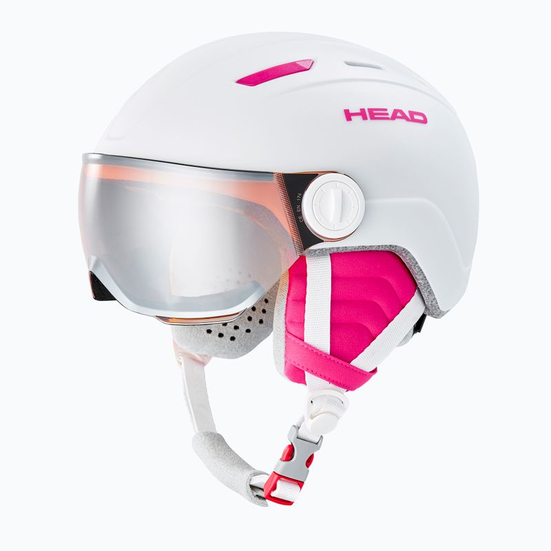 Cască de schi pentru copii HEAD Maja Visor S2 alb 328172 8