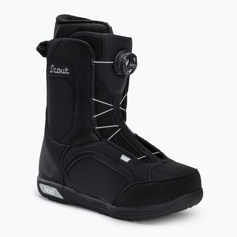 Cizme de snowboard pentru bărbați HEAD Scout LYT Boa Coiler negru 353312
