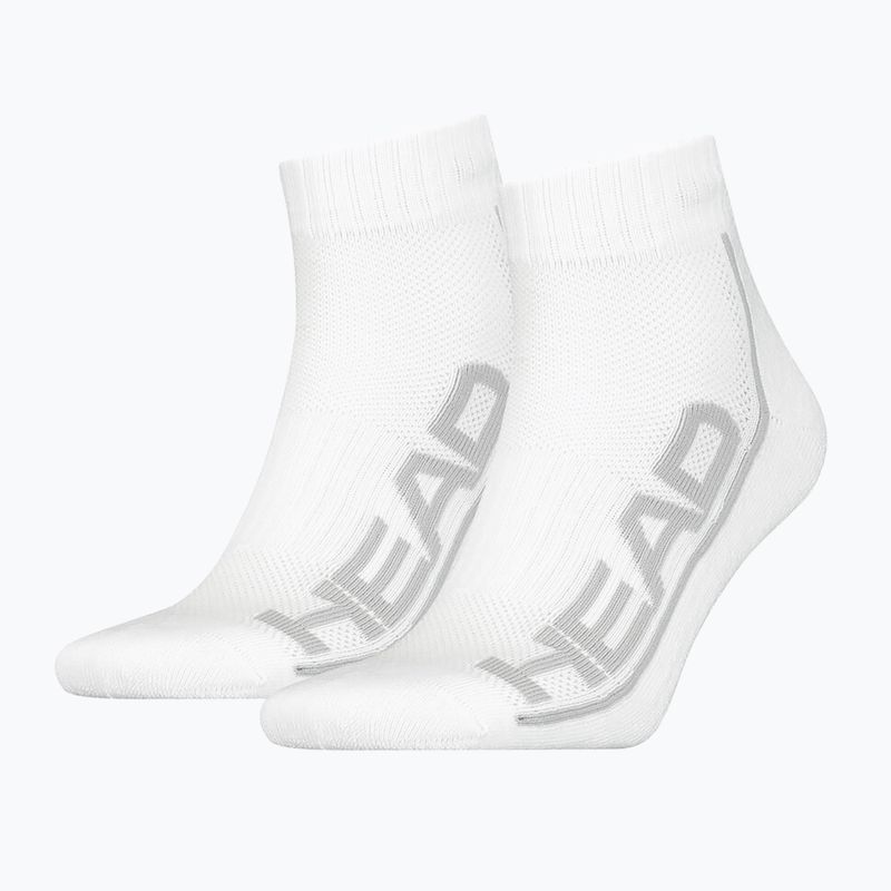 Șosete HEAD Șosete de tenis 2P Stripe Quarter alb 811509WH