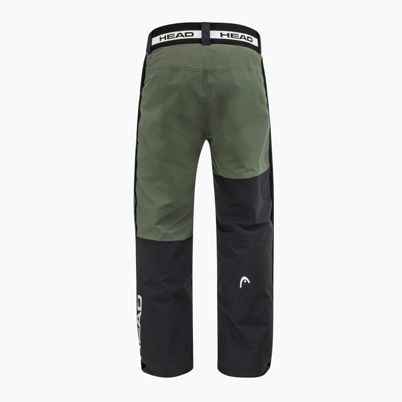Pantaloni de schi pentru bărbați HEAD Race Nova verde 821312 2