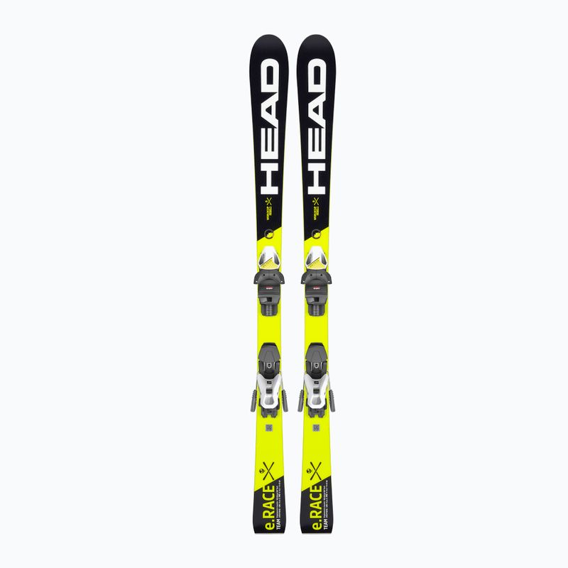 Schi alpin pentru copii HEAD WC e.Race Team SW Jrs+Jrs 7.5 galben 314142/100862 10