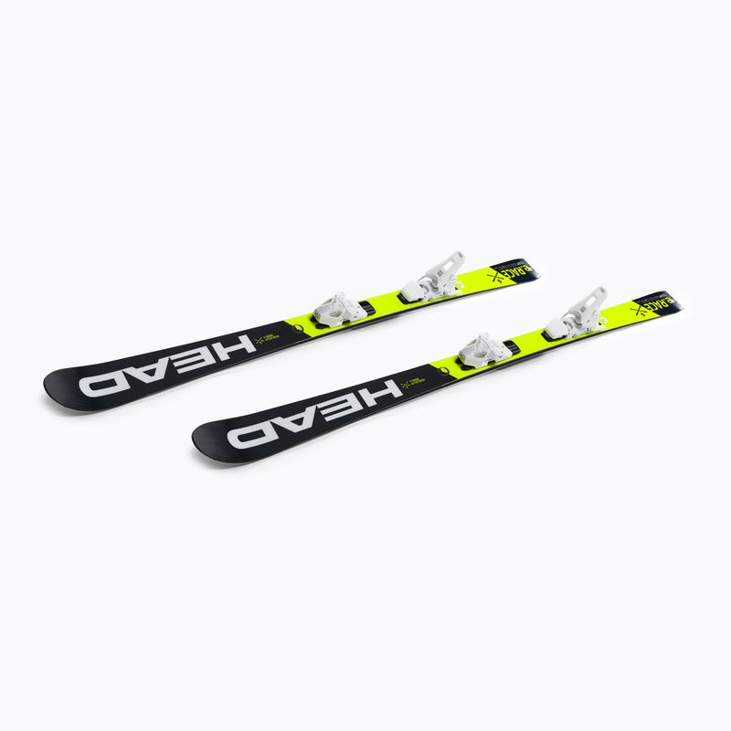 Schi alpin pentru copii HEAD WC e.Race Team SW Jrs+Jrs 7.5 galben 314142/100862 5
