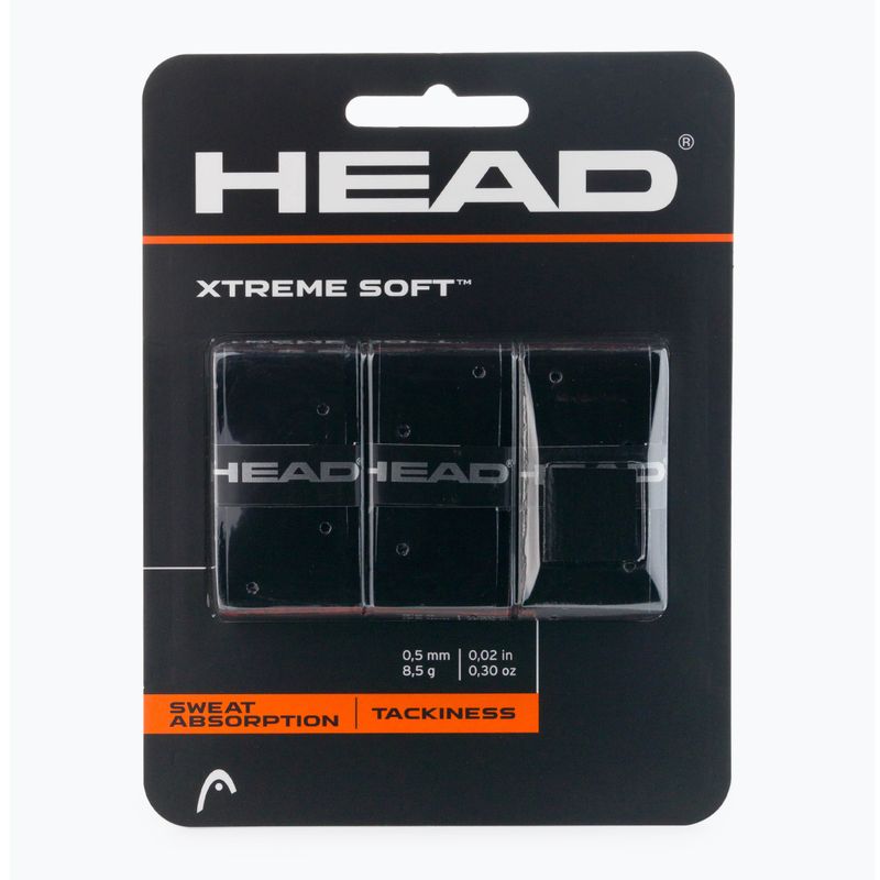 HEAD Xtremesoft Grip Overwrap negru 285104