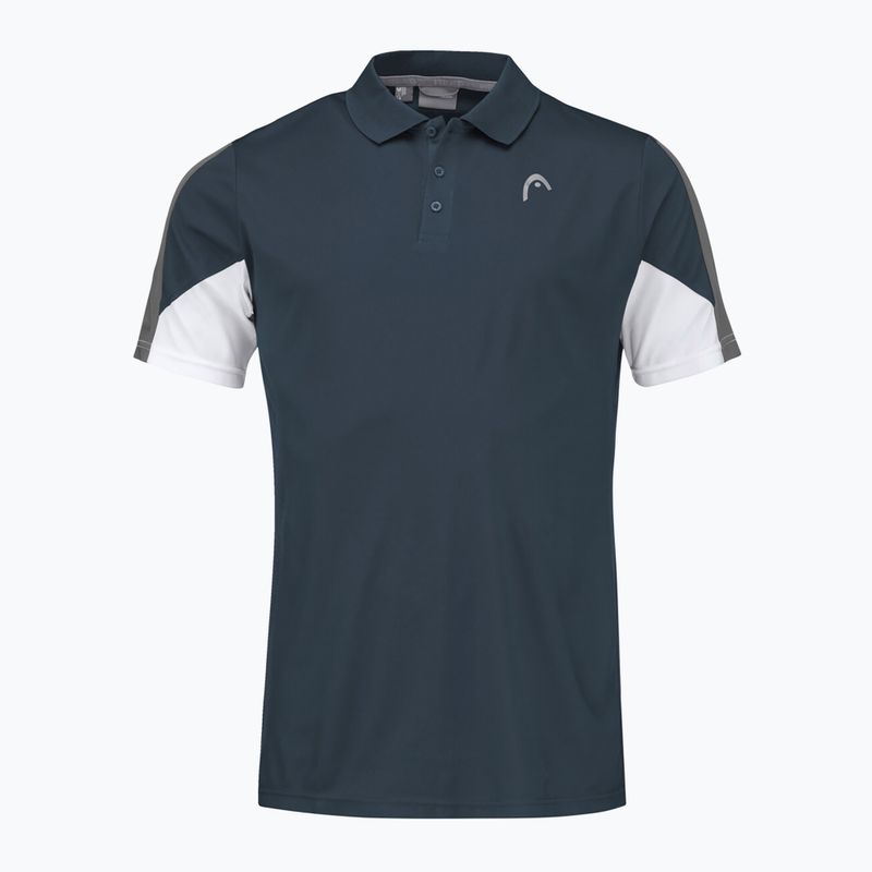 Tricou polo de tenis pentru bărbați HEAD Club 22 Tech Polo navy