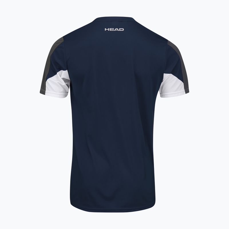 Tricou de tenis pentru bărbați HEAD Club 22 Tech, albastru marin 811431NV 2