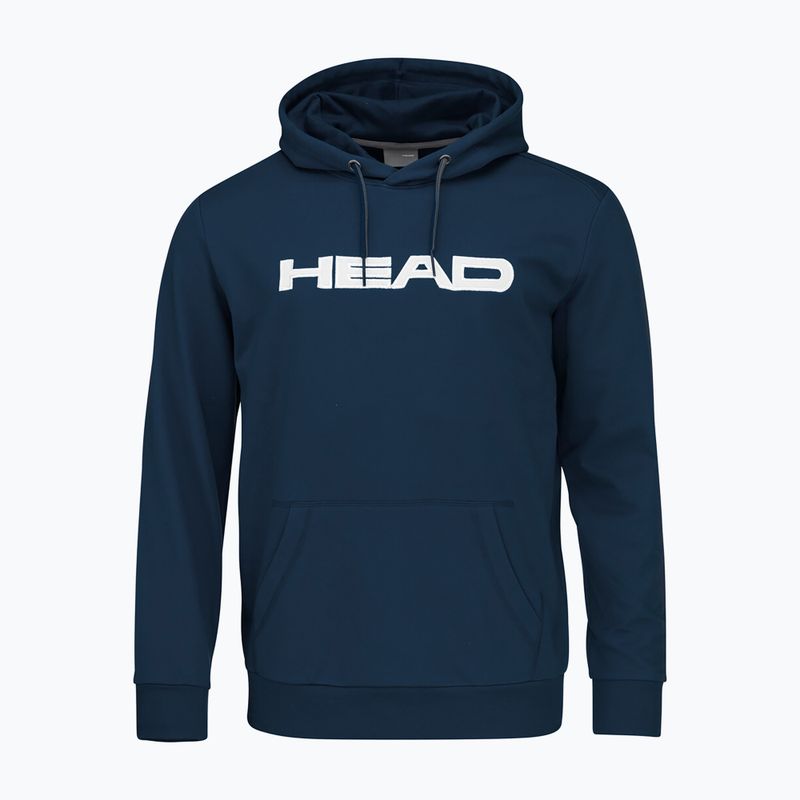 Hanorac de tenis pentru bărbați HEAD Club Byron Hoodie albastru marin 811449NV