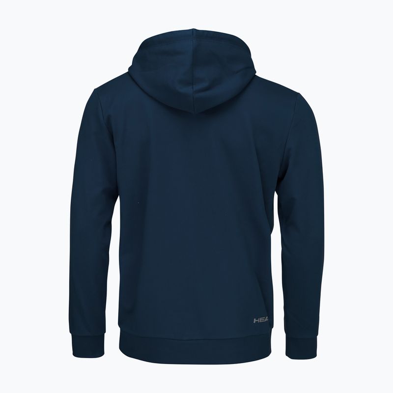 Hanorac de tenis pentru bărbați HEAD Club Byron Hoodie albastru marin 811449NV 2