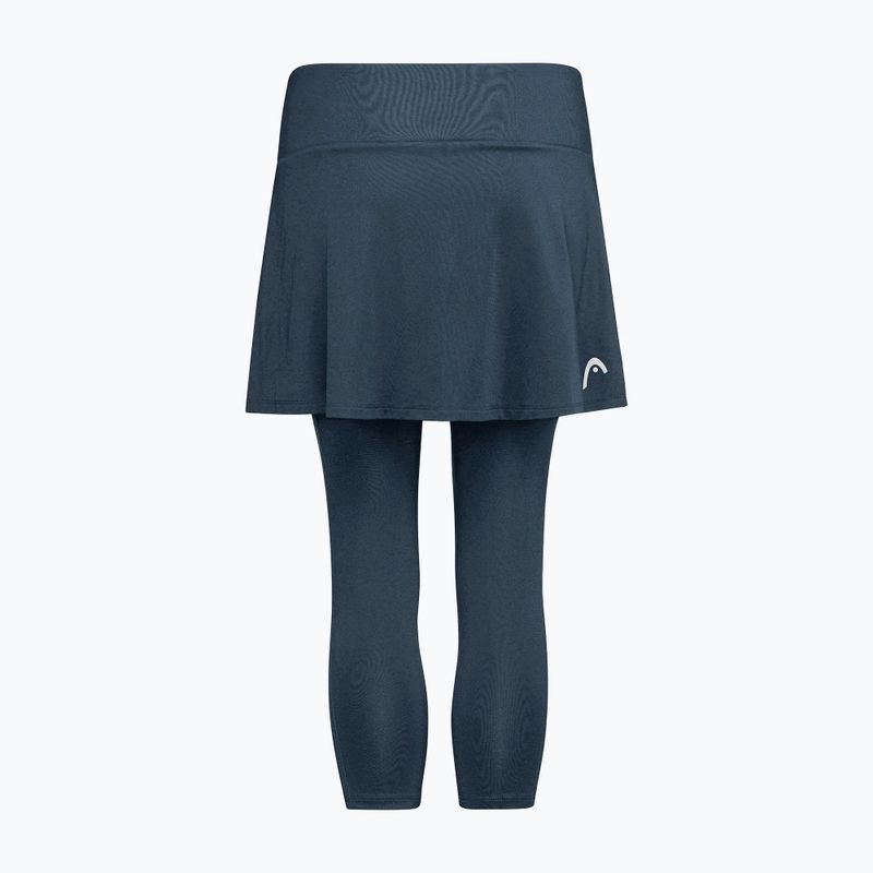 Fusta de tenis pentru femei HEAD Club 3/4 Tights Skort navy 2