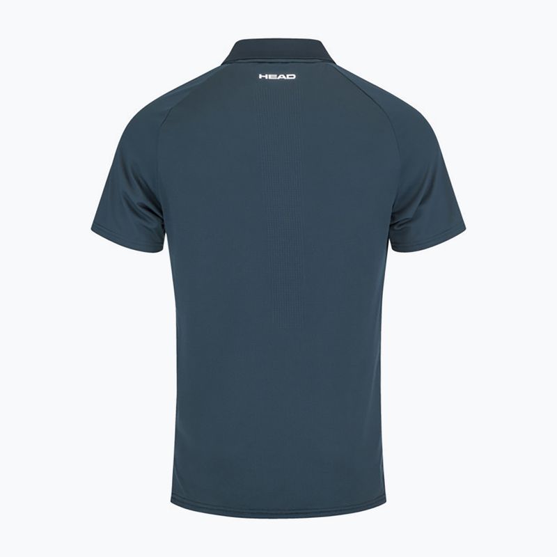 Tricou polo de tenis HEAD Performance Polo pentru bărbați, albastru marin 811403NV 7
