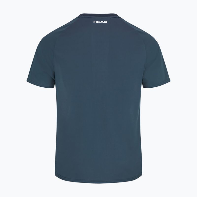 Tricou de tenis pentru bărbați HEAD Performance alb și albastru marin 811413NVXP 2