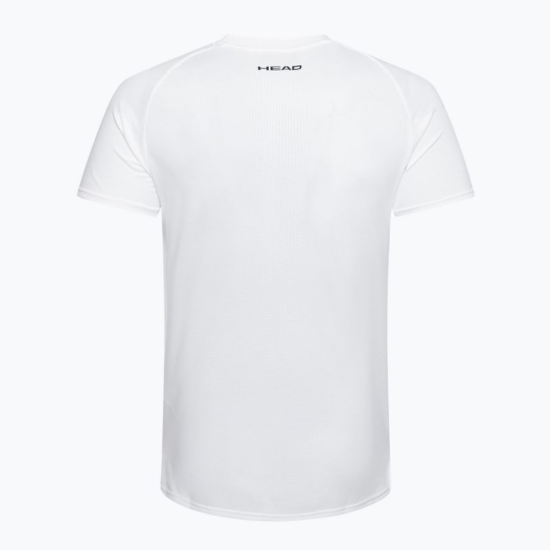 Tricou de tenis pentru bărbați HEAD Performance alb și verde 811413WHXP 2