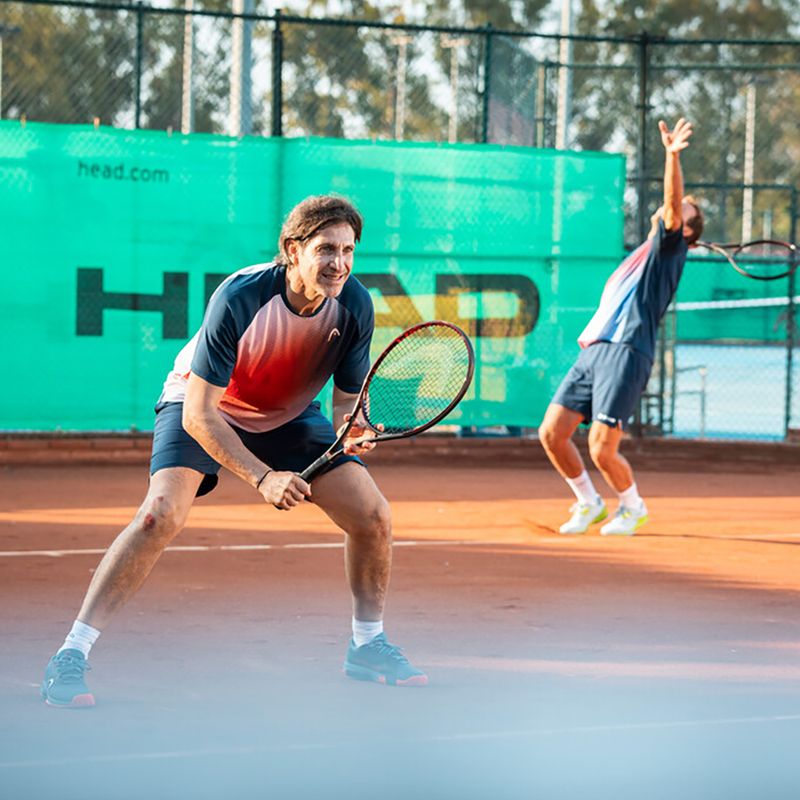 Pantaloni scurți de tenis pentru bărbați HEAD Performance albastru marin 811423NV 8
