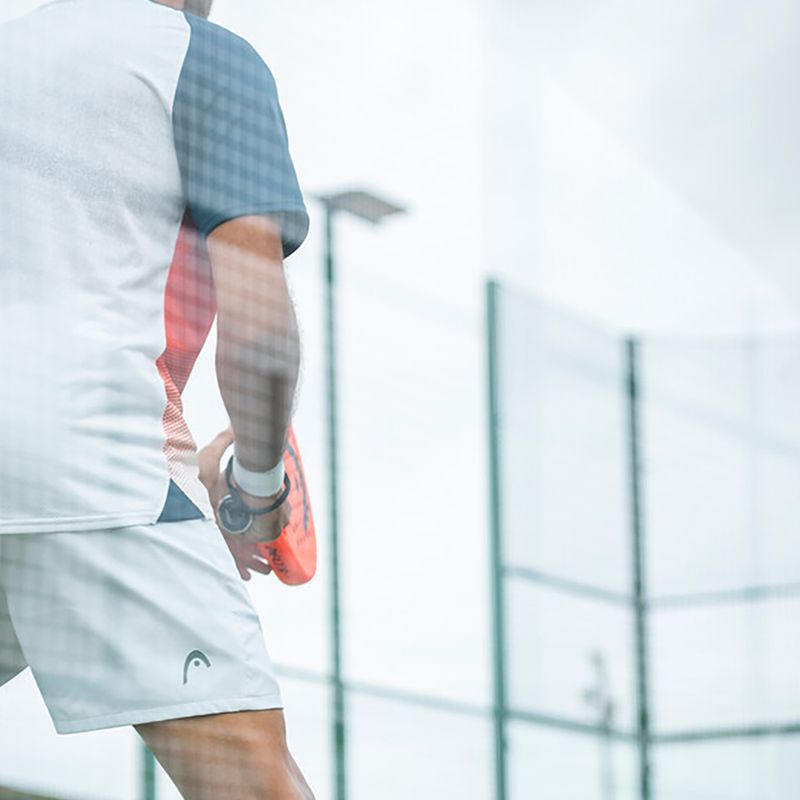 Pantaloni scurți de tenis pentru bărbați HEAD Performance alb 811423WH 7