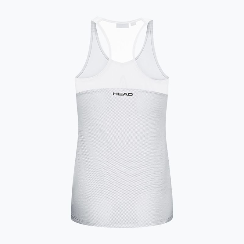 Tricou de tenis pentru femei HEAD Spirit Tank Top alb 814683WH 2