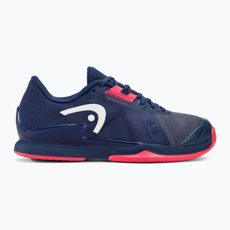 Încălțăminte de tenis pentru femei HEAD Sprint Pro 3.5 dark blue/azalea 2