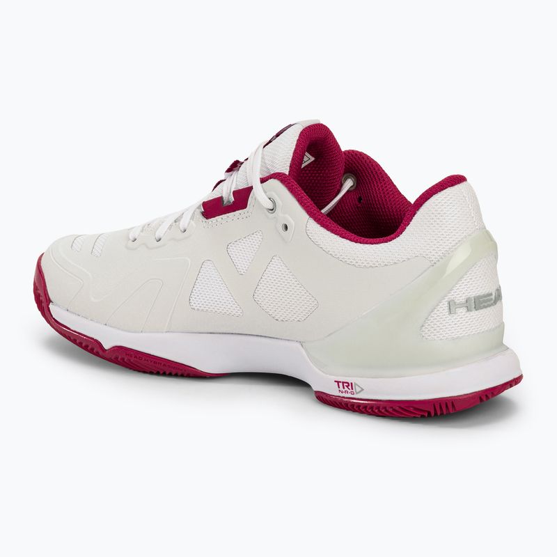 Încălțăminte de tenis pentru femei HEAD Sprint Evo 3.0 Clay white/berry 3