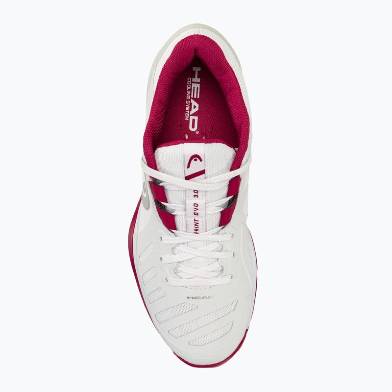 Încălțăminte de tenis pentru femei HEAD Sprint Evo 3.0 Clay white/berry 5
