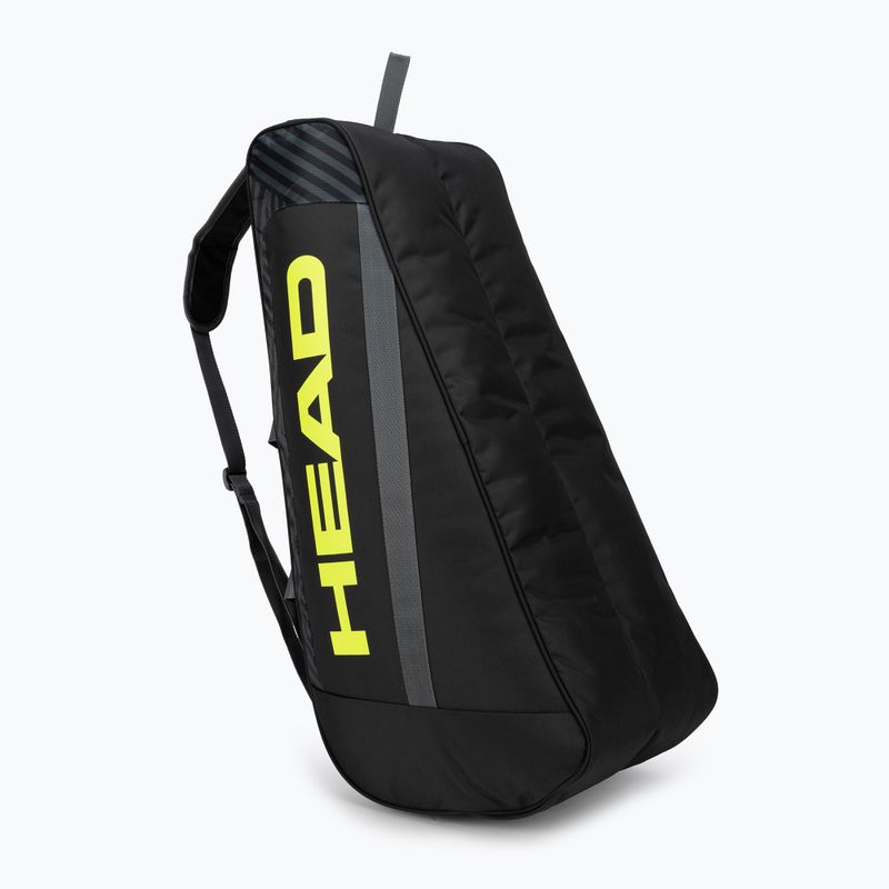 Geantă de tenis HEAD Base M negru/galben 261413 2