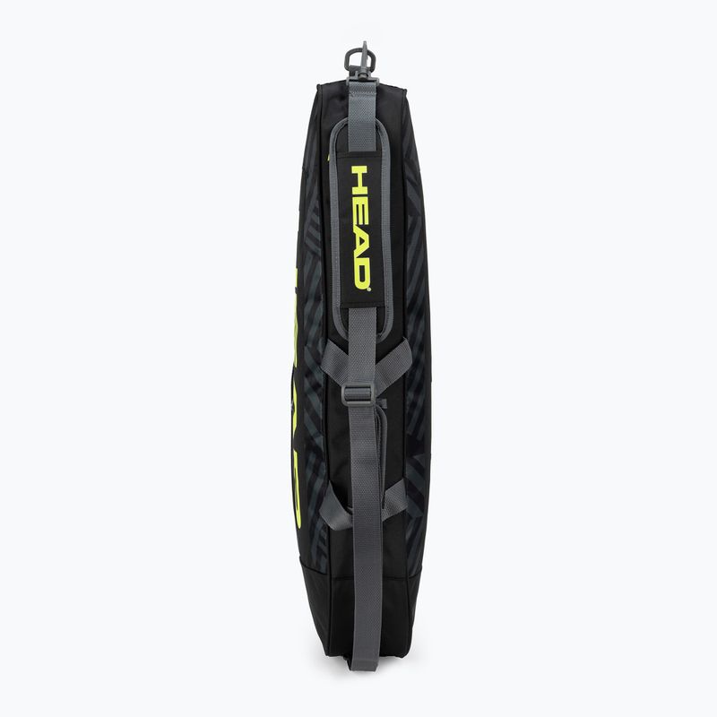 Geantă de tenis HEAD Base S negru/galben 261423 5