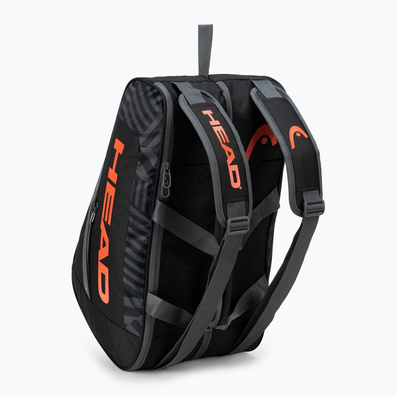 HEAD Base Padel Bag M negru-portocaliu 261343 4
